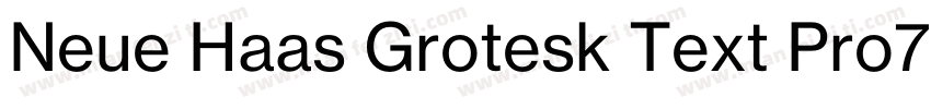 Neue Haas Grotesk Text Pro75字体转换